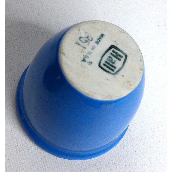 Vintage Hall Baking Dish Custard Cup Au Gratin Assorted SET OF 5 - Picture 6 of 7